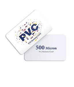 کارت ویزیت پی وی سی 500 میکرون